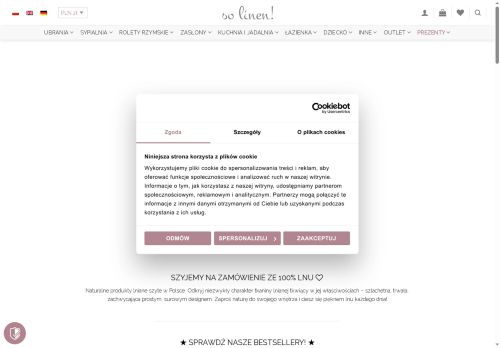 So linen! Monika Różańska Nina Wojciechowska s.c.